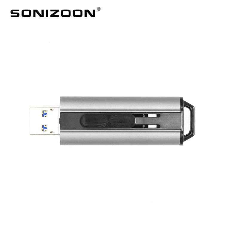 Серый USB флеш-накопитель нажимайте и тяните USB3.0 накопитель IS903scheme флеш-накопитель ofSLC8GB 16GB 32GB 64GB стабильный высокоскоростной memoriaast SONIZOON - Цвет: Серый