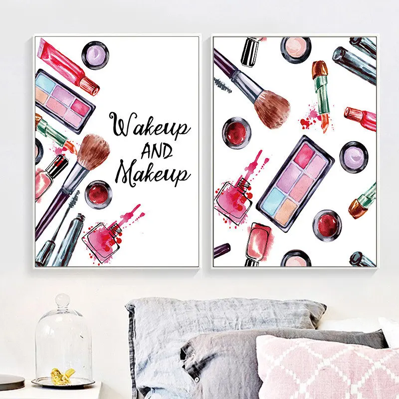 Wakeup And Makeup настенные картины художественный Принт плакат домашний декор холст живопись современный настенный Декор HD2603