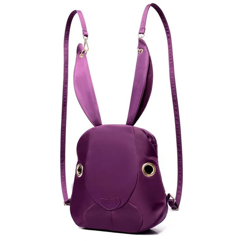 Милая сумка через плечо с кроликом для женщин и девочек дорожные нейлоновые
