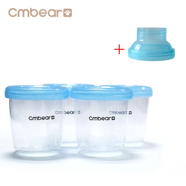 Cmbear бутылочка для хранения грудного молока объемом 180 мл с широким горлышком для хранения новорожденных, морозильная камера, свежая чашка, аксессуары для молокоотсоса