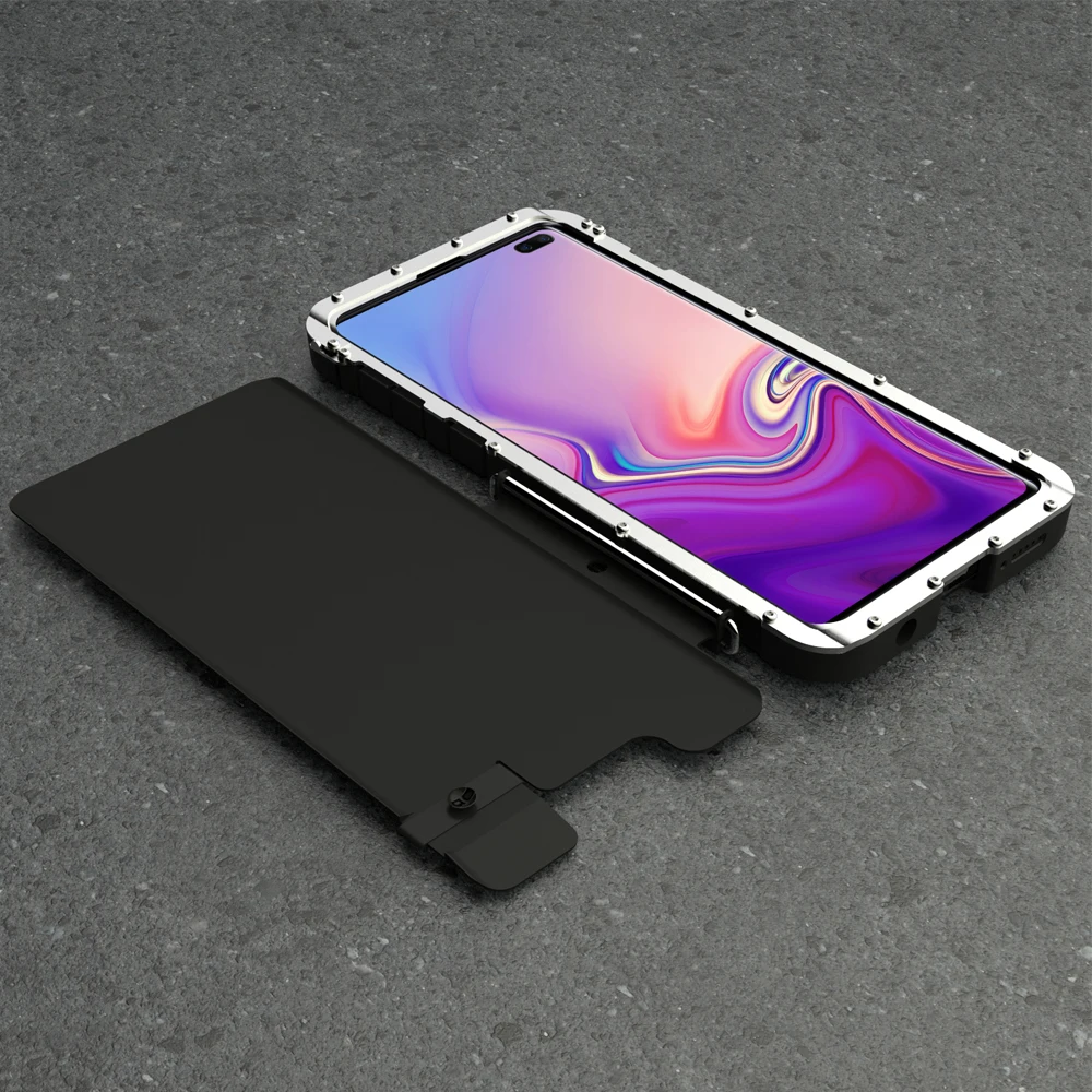 R-JUST чехол для samsung S10, Роскошный Жесткий гибридный защитный флип-чехол для телефона S10 Plus