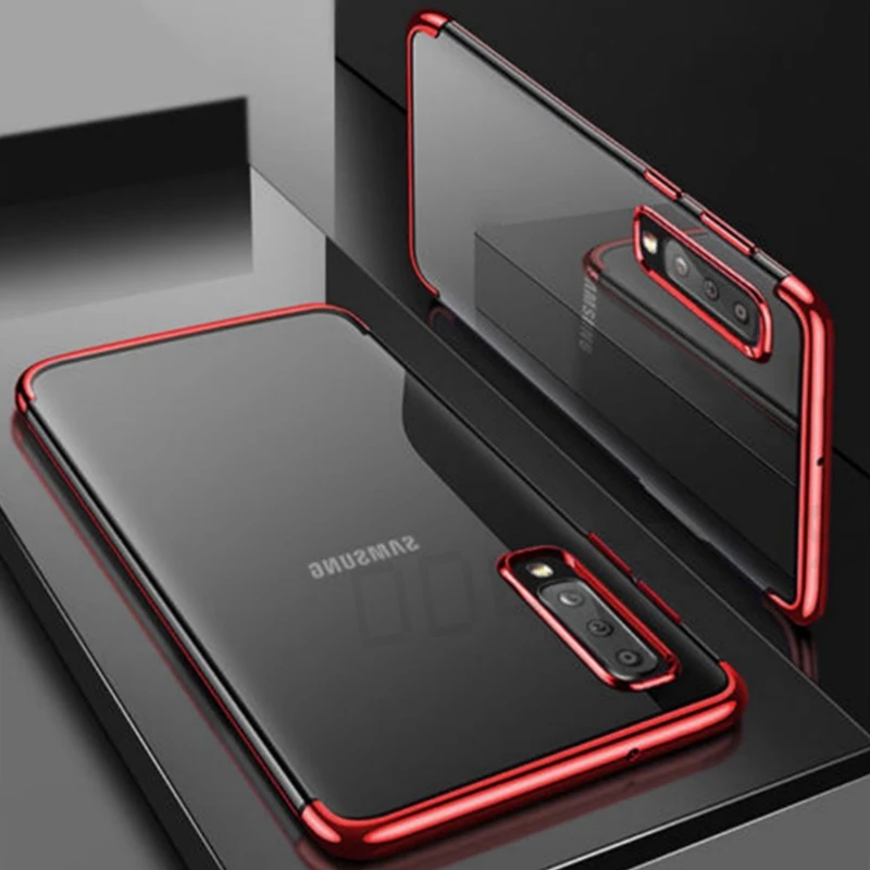 Ультратонкий чехол из ТПУ для Samsung A7 2018 6 0 мягкий силиконовый Galaxy накладка A730F A 7