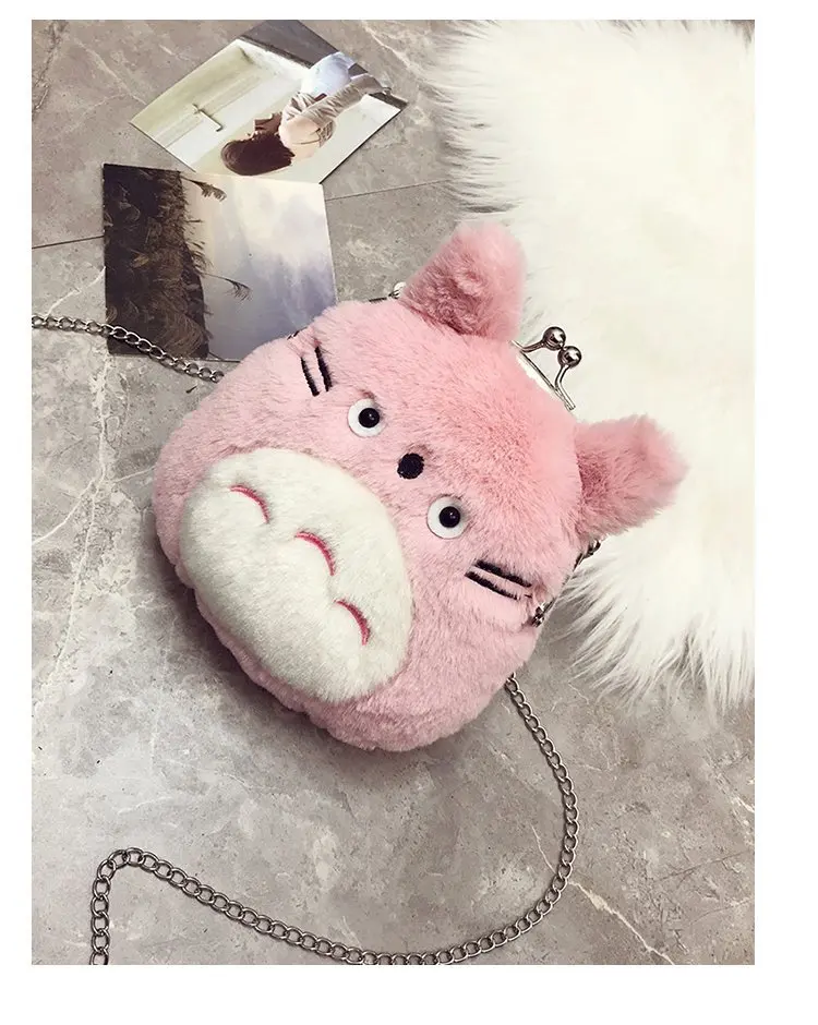 1 шт. японский аниме Хаяо Миядзаки Мой сосед Тоторо плюшевый Тоторо Kawaii монета мягкая плюшевая сумка кукла игрушка подарок