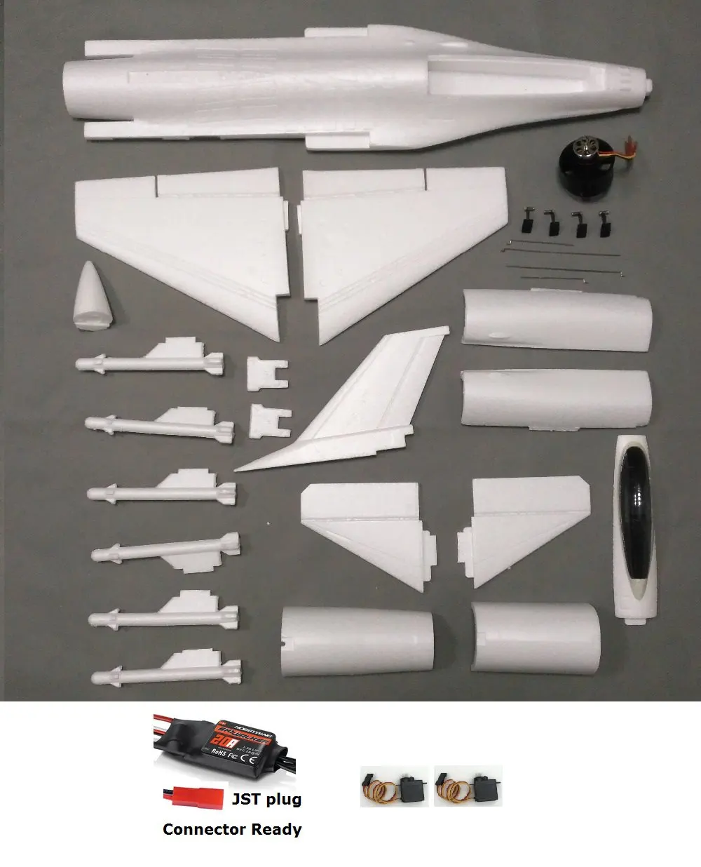PNP unassembled F16 50 мм RC реактивная модель комплект - Цвет: PNP unassembled