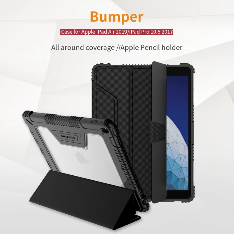 for iPad Pro 10.5 Чехол NILLKIN для iPad Mini, чехол для iPad Air, для iPad Mini 4, смарт, пробуждение, откидная крышка, защита экрана, держатель карандаша - Цвет: for iPad Pro 10.5