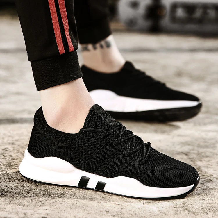 Мужские кроссовки; zapatillas hombre; Ультралегкая спортивная обувь; уличная Мужская обувь для бега; летние мужские кроссовки из сетчатого материала