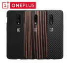 Оригинальный чехол-бампер OnePlus 6T, официальный оригинальный материал, кевлар + ТПУ, всесторонняя защита, карбоновая задняя крышка, чехол OnePlus6T