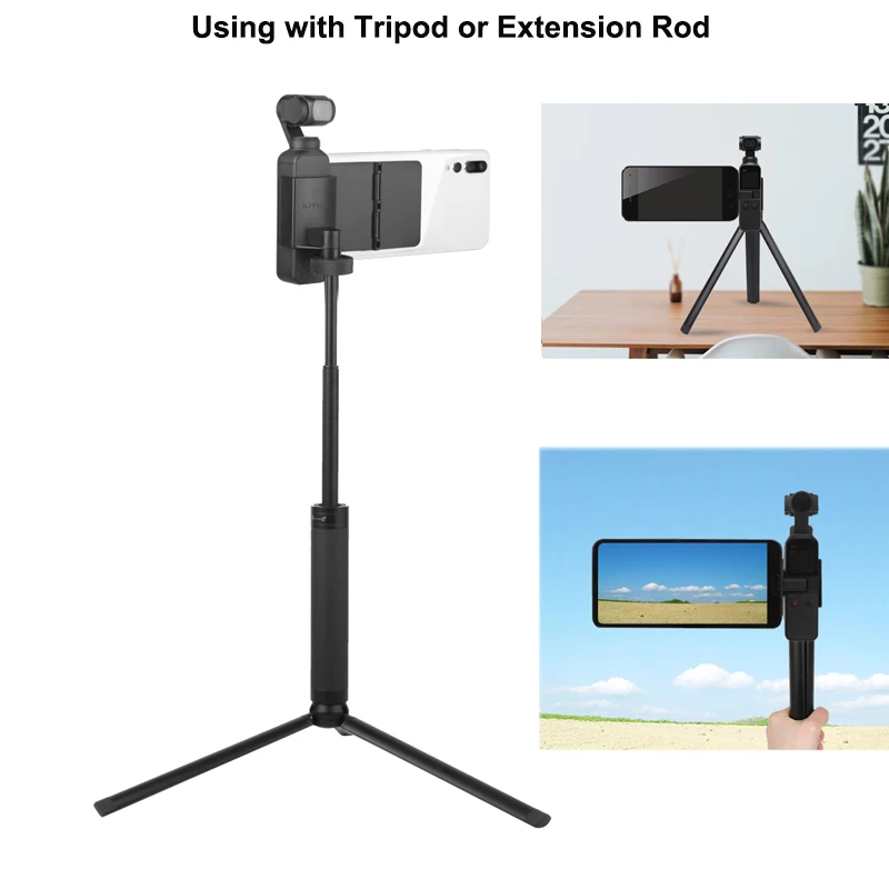 Selfie Stick Rod Mini Tripod Handheld Gimbal Smartphone suction Cup bracket Holder for DJI OSMO Pocket Camera Accessories | Электроника