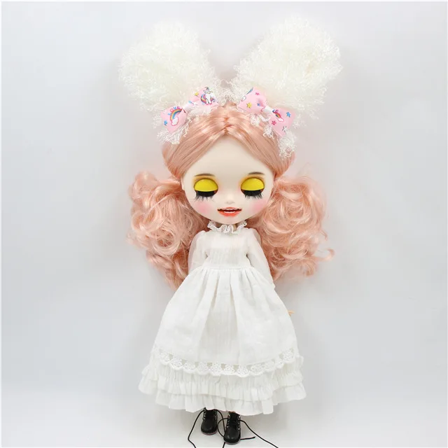 full set 1/6 bjd индивидуальные куклы завод blyth кукла с яркой кожей сустава тела шампанского волос, новое матовое лицо с зубами, 30 см BL3139/1010 - Цвет: full set