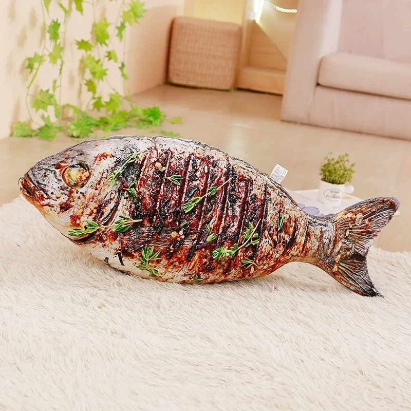 Подушка курица крыла ноги Креветки Рыба стейк хот-дог плюшевые игрушки еда реальная жизнь стиль мягкие игрушки