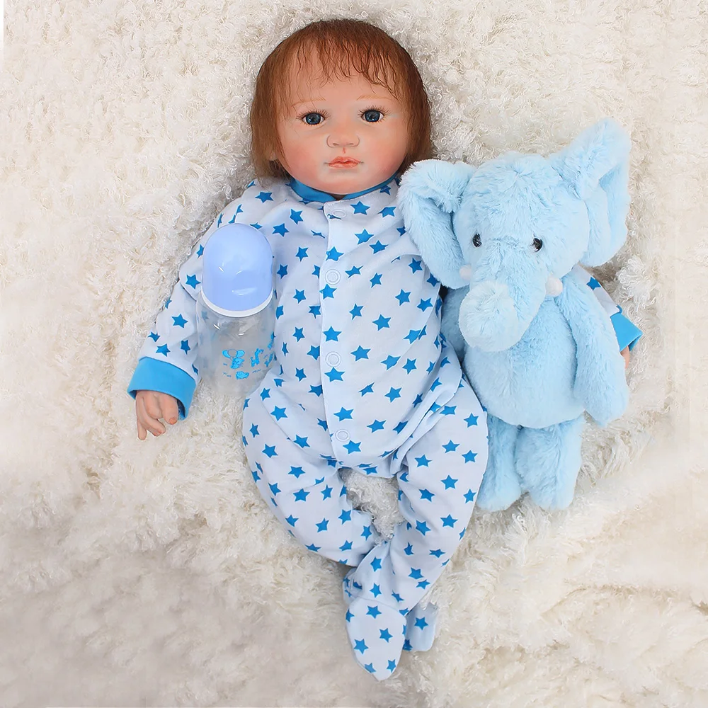 

Мальчик Bebes reborn силиконовые детские куклы игрушки 19 "46 см хлопок тело Настоящее живое reborn Младенцы игрушки кукла подарок oyuncak bebekler boneca