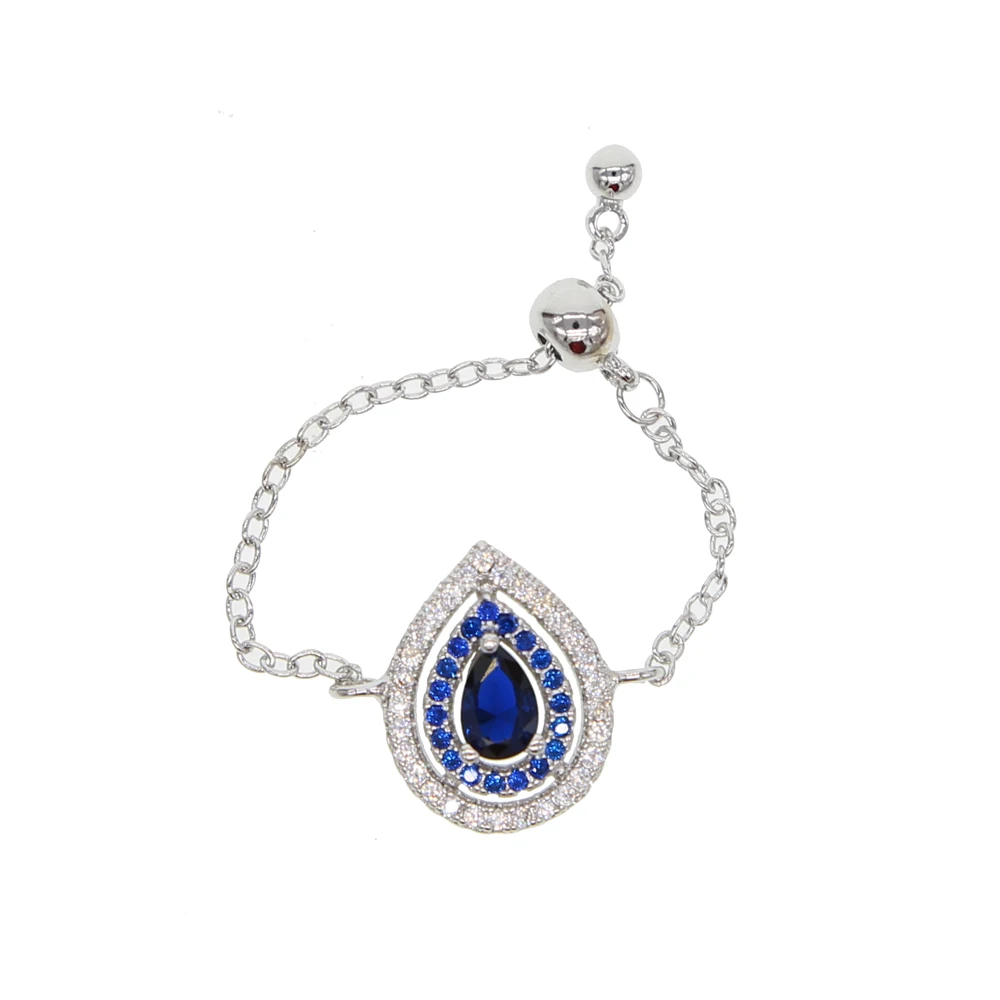 Кольцо с красными и синими камнями фианитом ААА 2018|Кольца| |