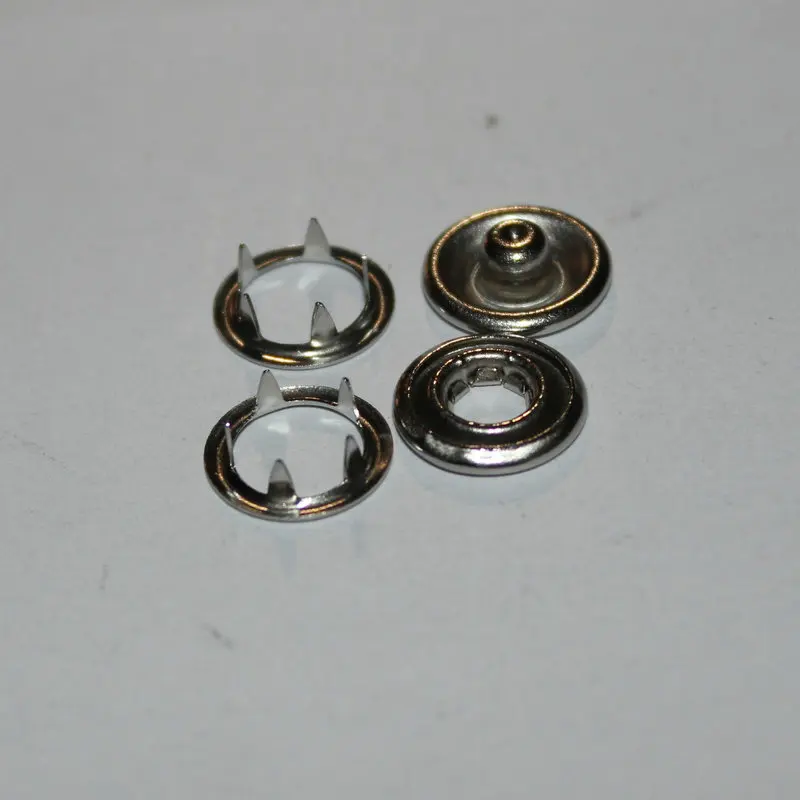 

Snap button Sets Silver Tone No Sew Open Ring Snap Press Fastener Buttons21mm 21mm*5.7 20.5mm*6mm 50set