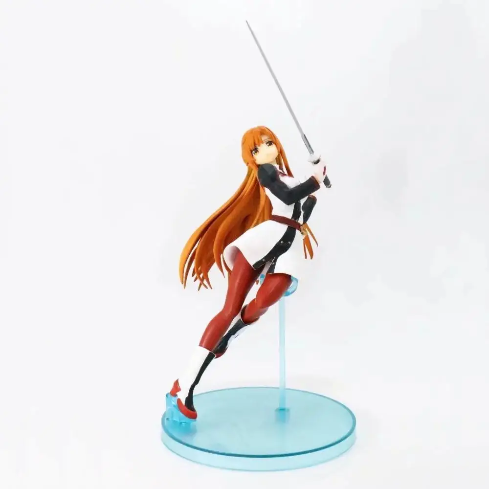 Anime Figure 18CM Sword Art Online Yuuki Asuna PVC Collectible Model Toy Christmas Gift | Игрушки и хобби