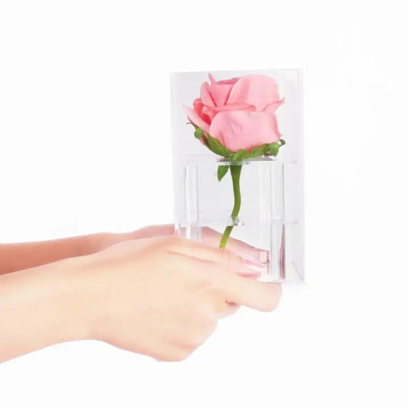 Косметическая коробка с цветами органайзер розой водная струя для макияжа ящик