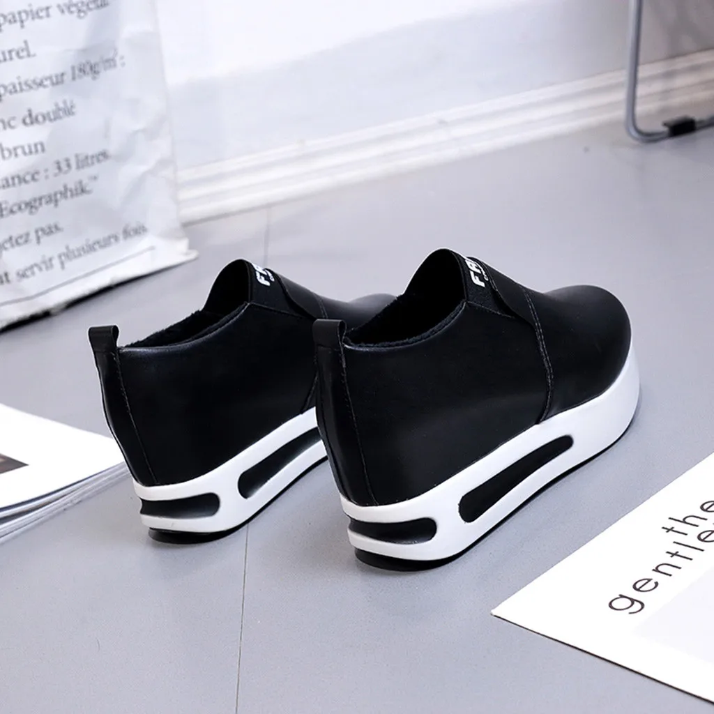 Женские кроссовки YOUYEDIAN туфли на толстой платформе повседневная женская обувь 2019