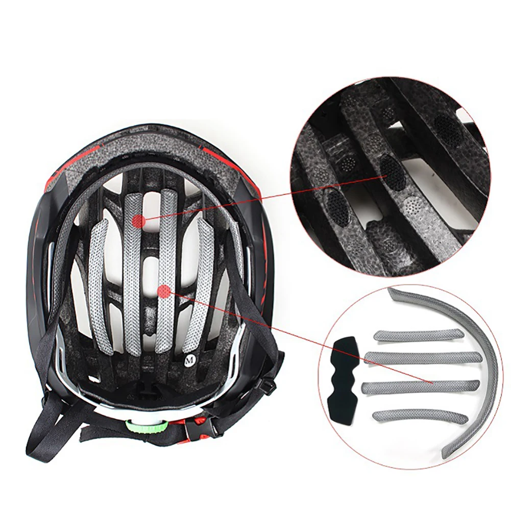Bicycle Helmets Cover with LED Warning Tail Light Adjustable Ultralight Stable Mountain Bike Helmet Men Safety Protection Gear