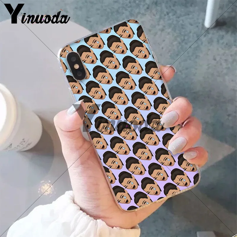 Yinuoda смешное лицо kimoji Ким Кардашьян Coque Shell чехол для телефона для Apple iPhone 8 7 6 6S Plus X XS MAX 5 5S SE XR Чехол для мобильного телефона