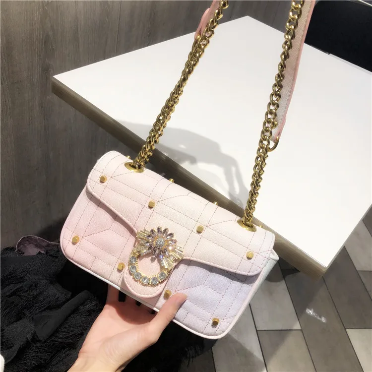 Женские сумки-мессенджеры из искусственной кожи с бриллиантами вечерние сумочки