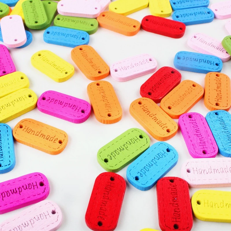 100 шт. разноцветные буквенные аксессуары для рукоделия скрапбукинга 11 х23 мм | Дом