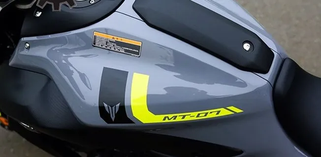 Светоотражающие наклейки для мотоцикла YAMAHA MT 07 MT07 сделай сам красный белый