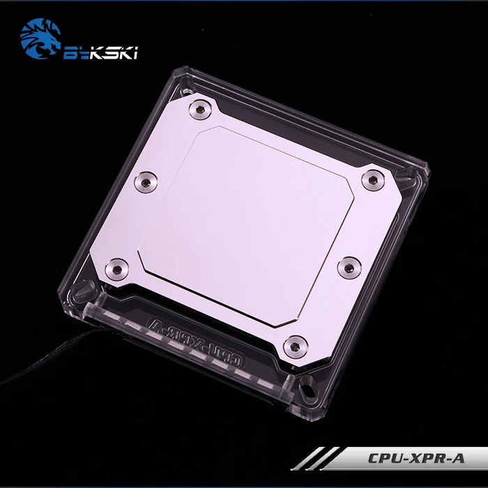 BYKSKI для INTEL LGA1150 1151 1155 1156 LGA2011 2066X99. Cpu охлаждающий водяной блок. Прозрачный акрил.