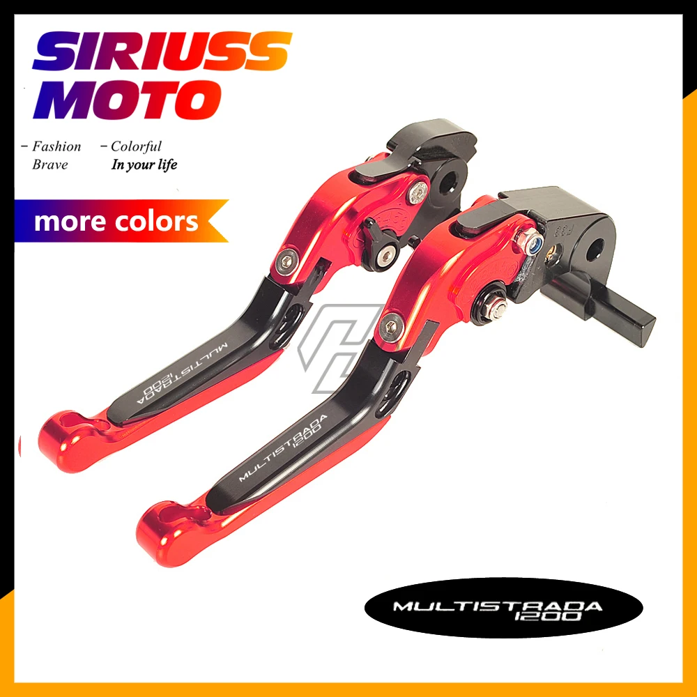 

CNC Motorcycle Foldable Lever Motocross Brake Clutch Levers Case for Ducati MULTISTRADA 1200 S GT 2010-2016
