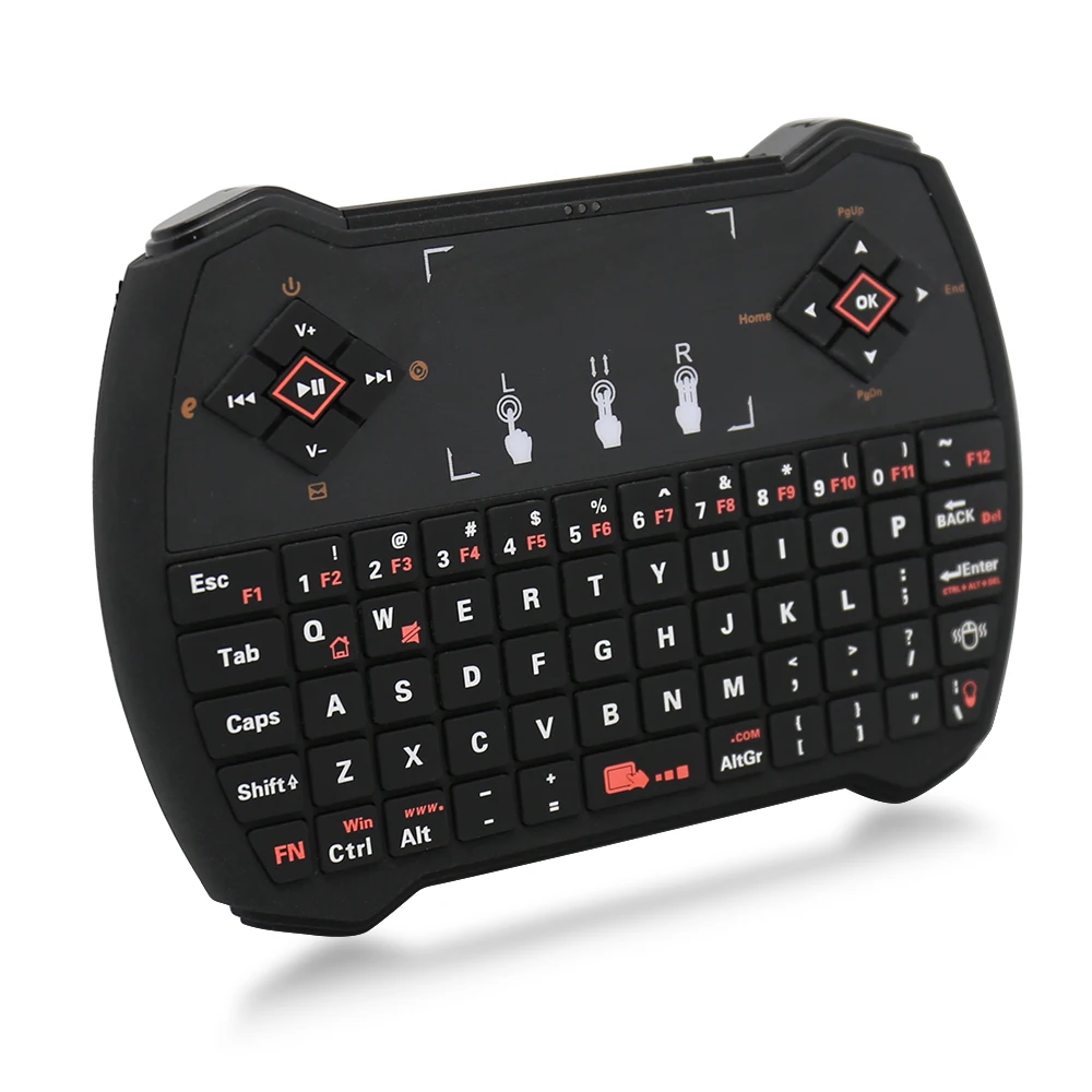 Оригинальная Беспроводная мини клавиатура Zoweetek i28 1 2 4G русская английская