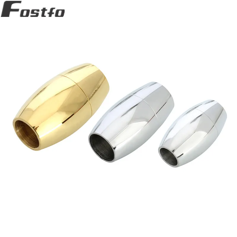 2 шт./лот Золотые/серебряные застежки из нержавеющей стали Магнитная застежка