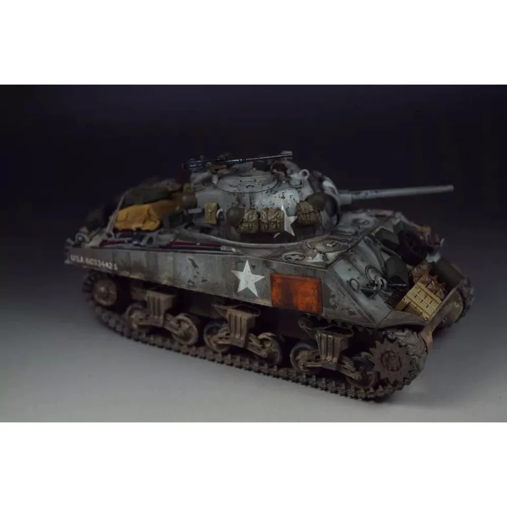 Бак среднего размера OHS tiiya 35250 1/35 US M4A3 Sherman 75 мм пистолет поздней версии
