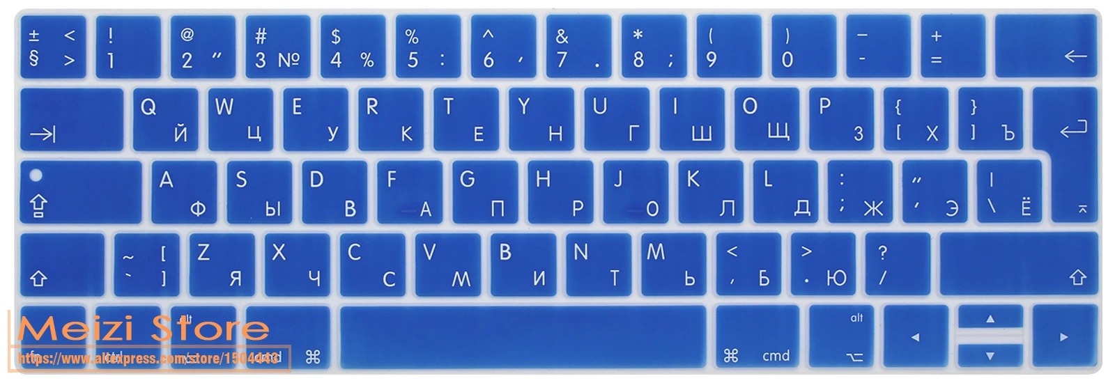 darkblue Для MacBook Pro 13 15 дюймов& русская клавиатура защитная крышка A1706/A1707 с сенсорной панелью Русская версия Великобритании/ЕС ЕВРО - Цвет: darkblue
