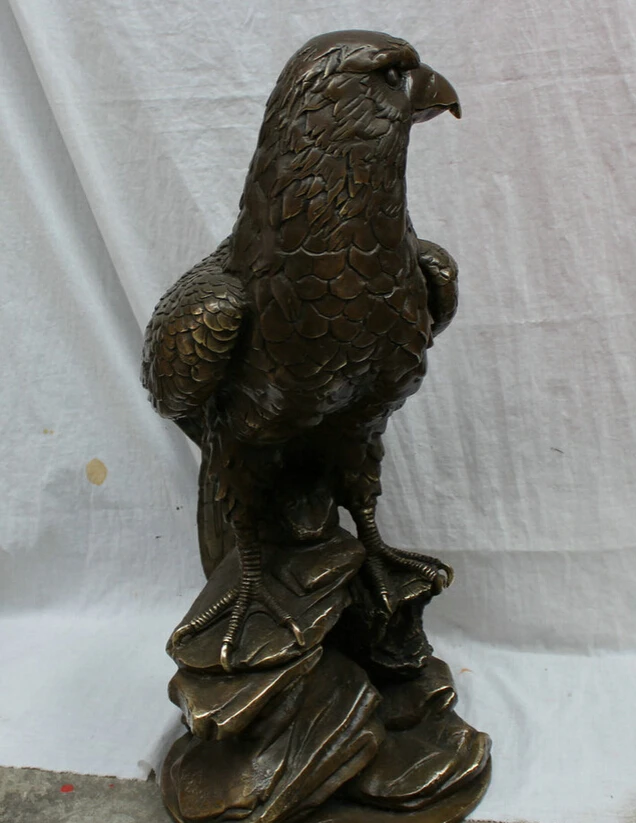 Песня voge gem S2560 24 &quot китайская Бронзовая Медная скульптура Tercel Fly Bird Eagle
