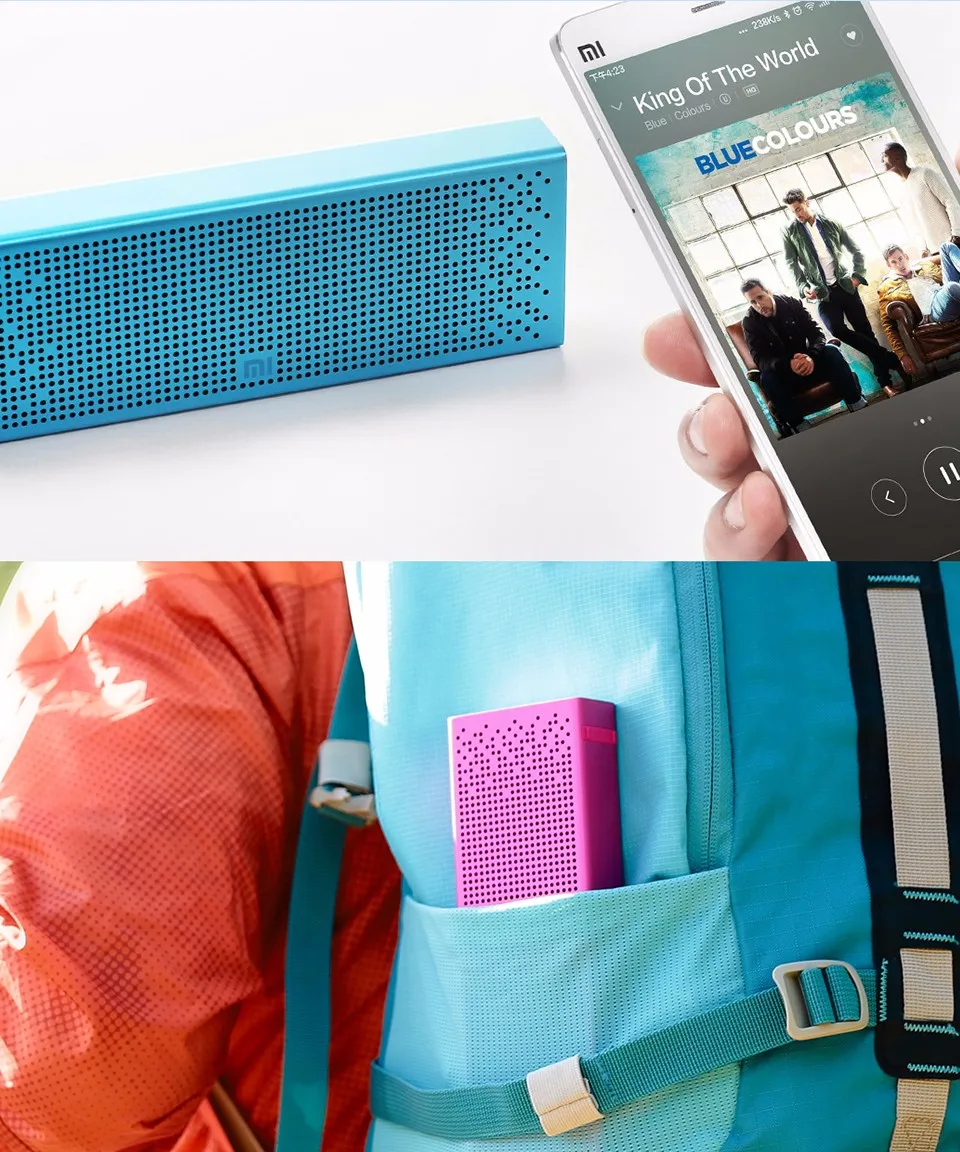 Xiaomi mi Bluetooth динамик беспроводной стерео mi ni Портативный MP3 плеер Карманный аудио Поддержка Handsfree TF карта AUX-in