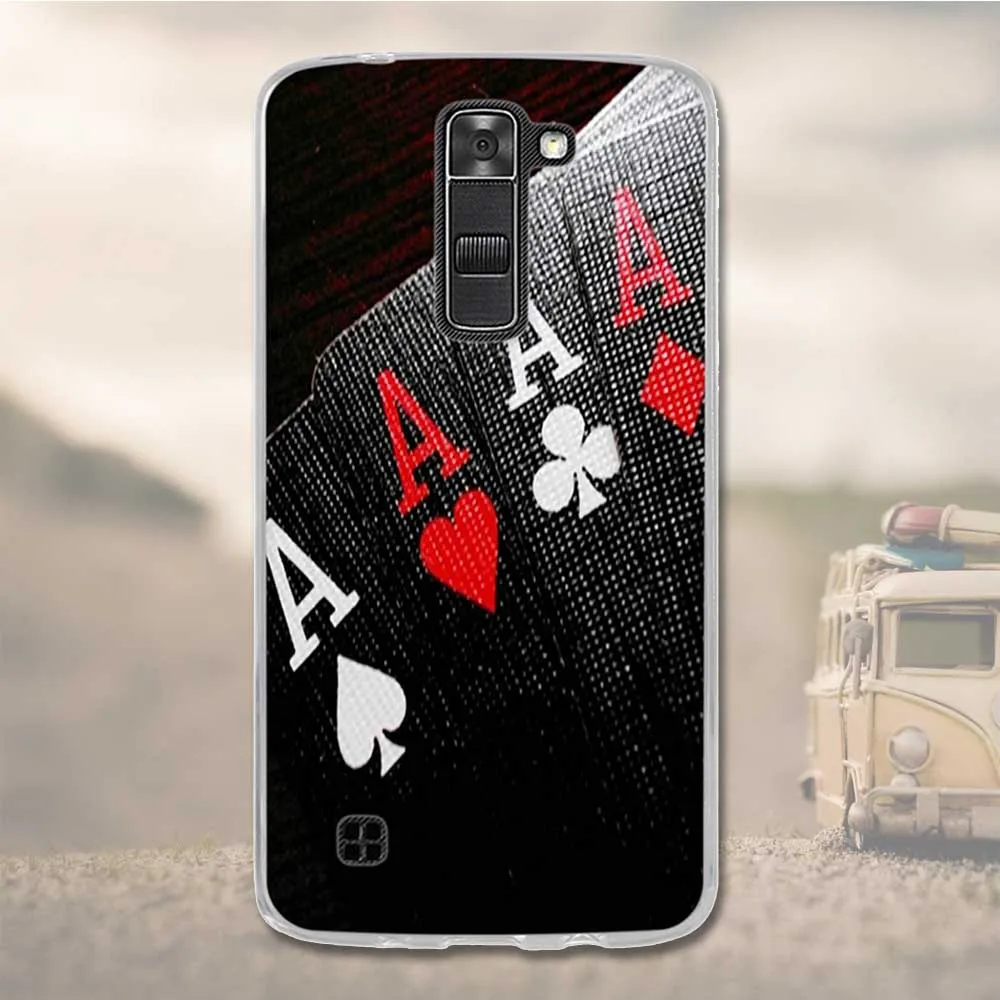 5 Мягкий силиконовый чехол для LG K7/Tribute 5 LS675/X210 X210DS чехол для телефона мягкая Задняя накладка чехла из ТПУ для LG K7 K 7 Чехол - Цвет: 5