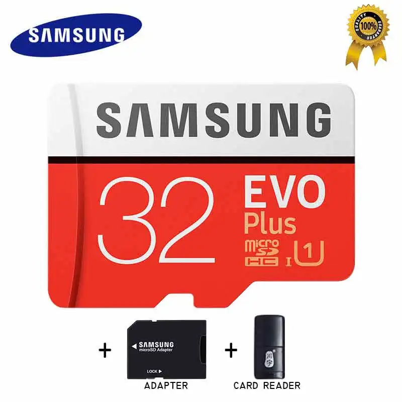 SAMSUNG Micro SD карта 32 Гб карта памяти карта Micro sd карта памяти 64 Гб 128 ГБ 256 ГБ C10 4KHD TF для мобильного телефона с SDHCSDXC