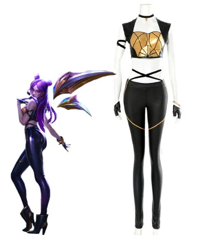 Горячая Игра LOL дочка Void Kaisa костюм K/DA кожа костюмы Сексуальный Слинг косплей