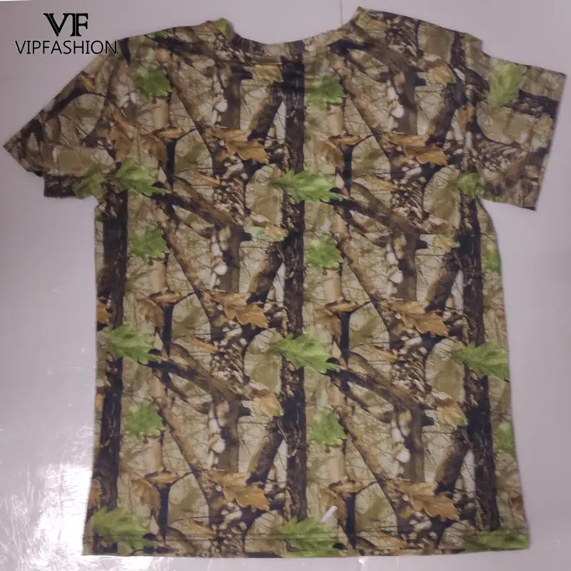 VIP Мода 2019 низкая цена Лес Дерево печатных короткий рукав Футболка спортивная