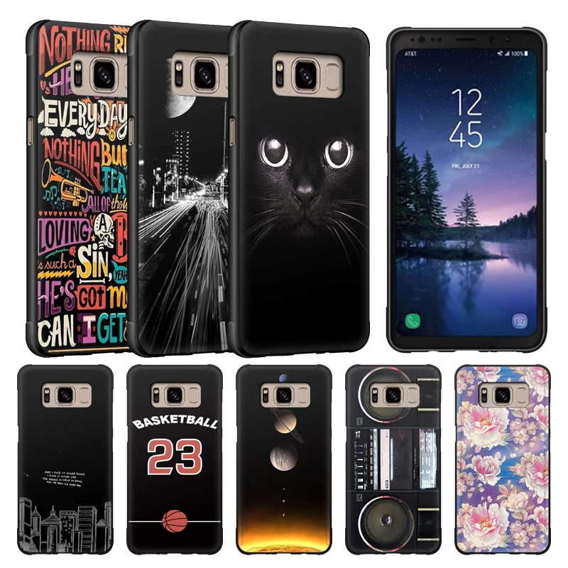 Чехол EiiMoo для телефона Samsung Galaxy S8 Active силиконовый мягкий чехол накладка с