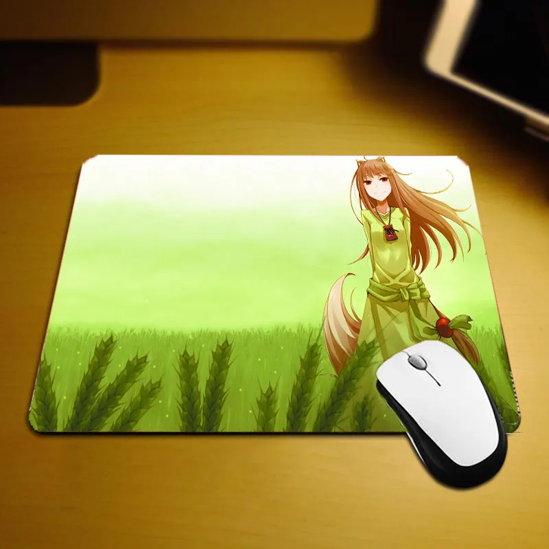 Mairuige популярный коврик для мыши Spice and Wolf Holo милый красивый сексуальный аниме для девушек с узором коврик для мыши маленький размер коврик для ПК настольный