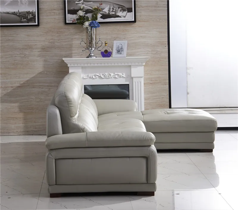 Кожаный диван серого цвета для квартиры|leather sofa|leather sofa sofasofa |