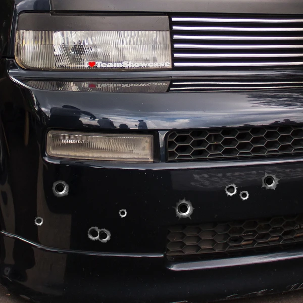 Наклейка для автомобиля Виниловая наклейка с пятью отверстиями пули тюнинг