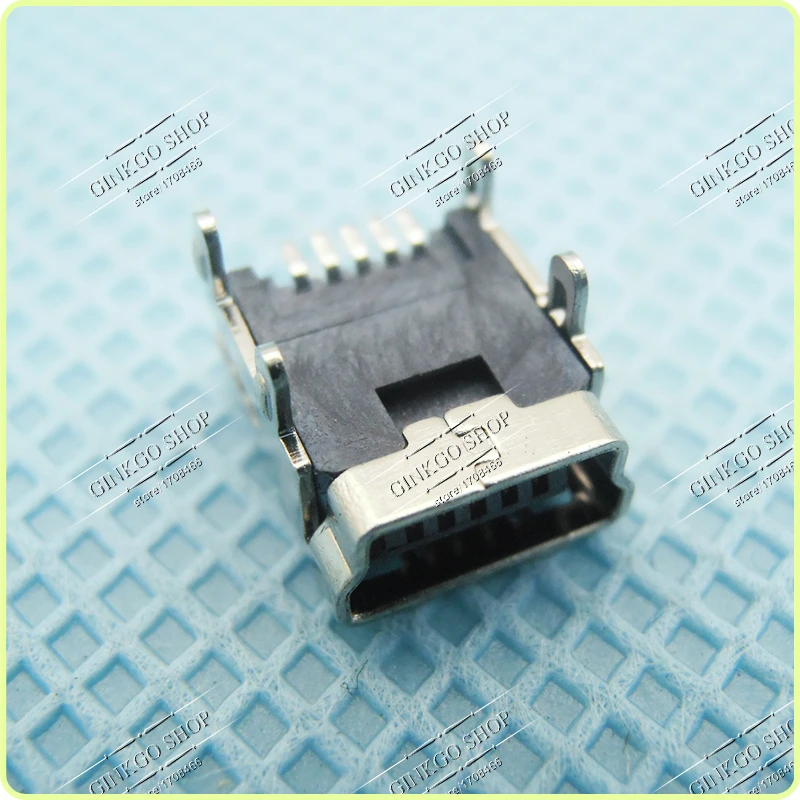 1000 шт./лот медный мини USB разъем порт для зарядки мобильного телефона PS3|port