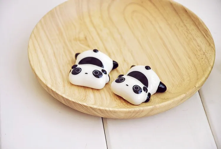 Супер очаровательный Papa panda керамическая стойка для палочек милый держатель