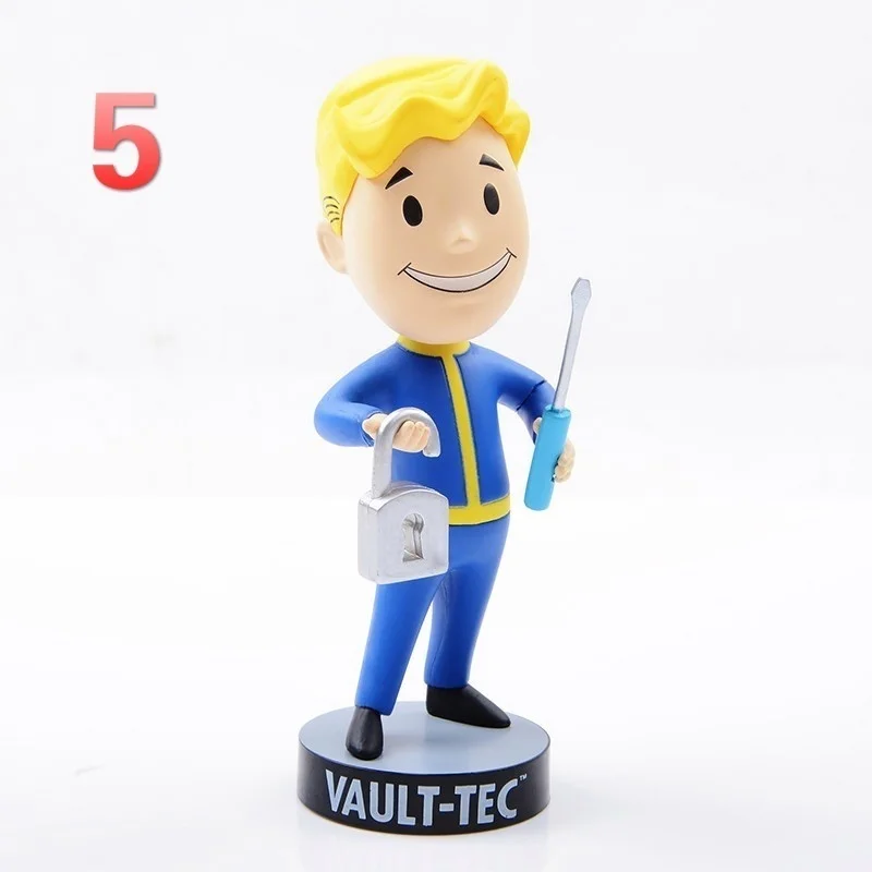 Набор из 7 головок для игр flout 4 Vest Boy Bobbleheads ПВХ экшн фигурки игрушки 13 см|Игровые и