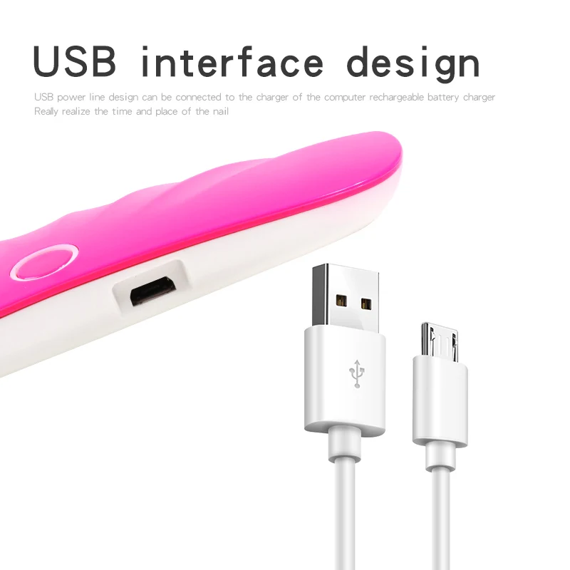 Мини-лампа LIDAN SUN Сушилка для ногтей 6 Вт USB интерфейс УФ-светодиодов двойной