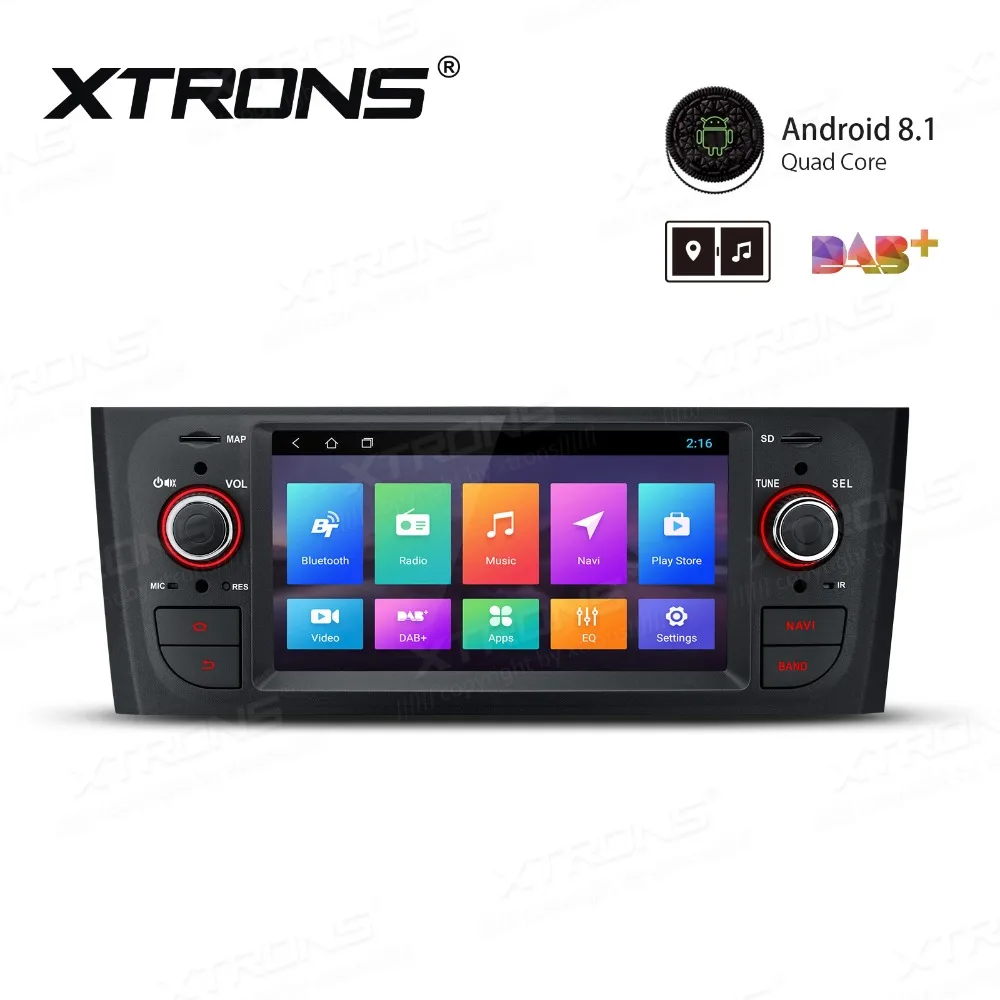 XTRONS 6 1 &quotAndroid автомобильный стерео радио плеер для FIAT Grande Punto (199/310) Linea (323) GPS