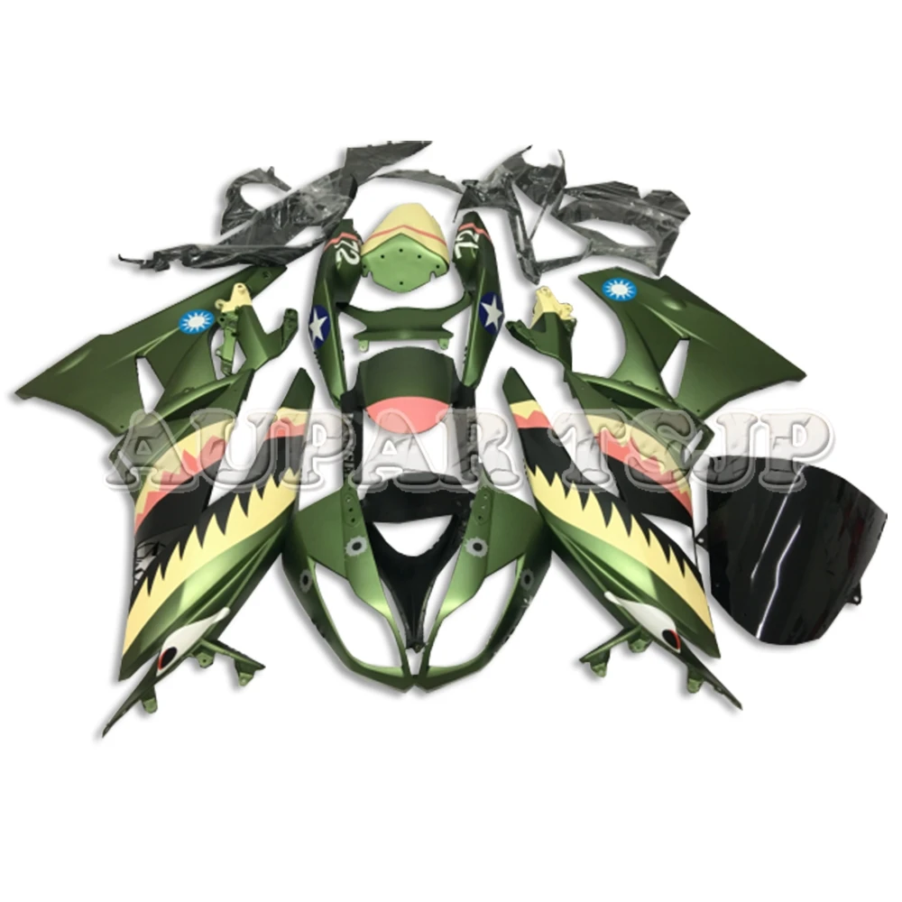 

Shark Attack Motorcycle Fairing For Kawasaki ZX6R ZX636 2009 2010 2011 2012 636 09 10 11 12 ABS Plastic Fairings