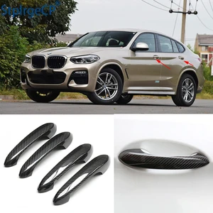 Для BMW x4 x4M G02 M40d xDrive25i xDrive30i 2019 2020 аксессуары 100% Настоящее углеродное волокно Авто Внешняя Дверная ручка Крышка