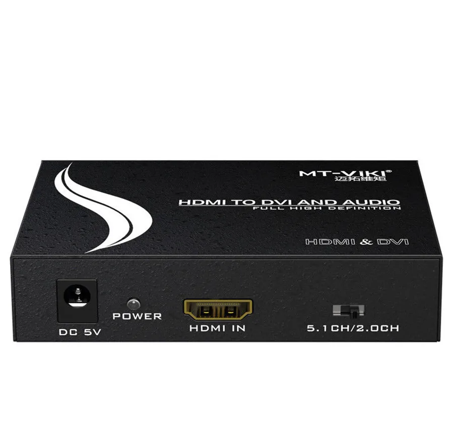 MT-VIKI HDMI в DVI конвертер с аудио SPDIF XBOX PS4 монитор 1 точка 2 HD Поддержка 1920*1080P MT-HDV13 |