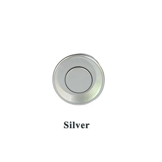 silver 1 шт. 22 мм автомобильные парковочные сенсор комплект парковочный датчик водонепроницаемый парктроник Автомобильный Обратный радар звуковой сигнал индикатор зондовая система - Название цвета: silver